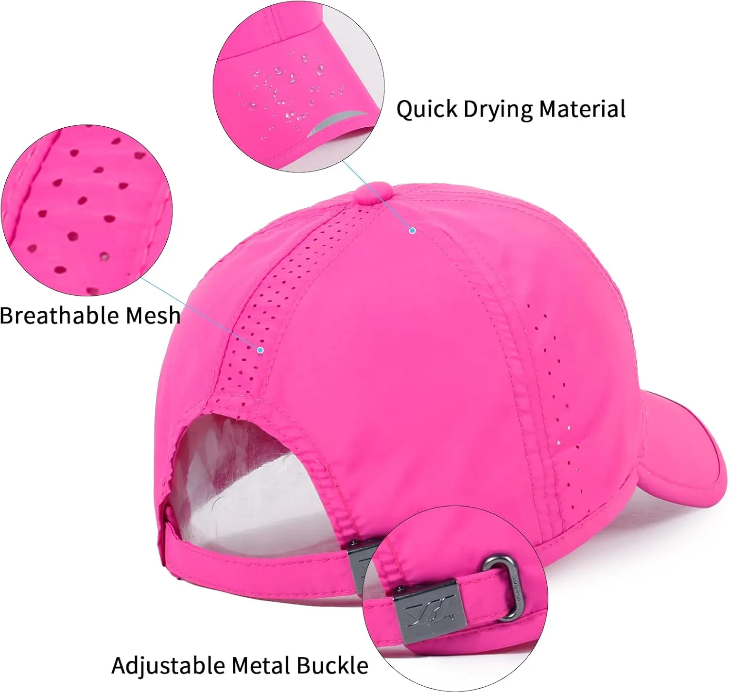 Running Hat Outdoor Sun Protection Hat Mesh Quick Dry Hat Thin Cool Baseball Cap for Women and Men