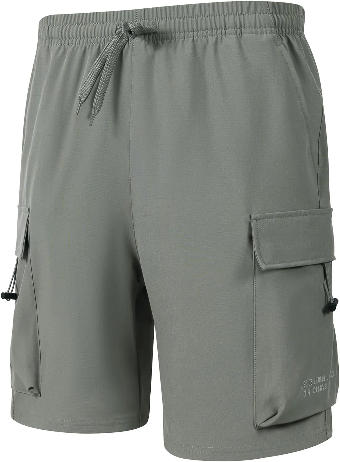 Santic Men's Mountain Bike Shorts 4D Padded Quick Dry Lightweight Cycling Shorts Bicycle Riding Shorts with Pockets