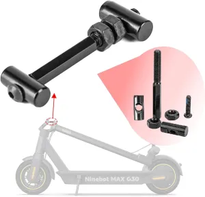 Scooter Folding Pole Fittings Assessories for Segway Ninebot Max G30 Electric Scooter, Front Folding Pole Kit Parts Replacement Spare Parts