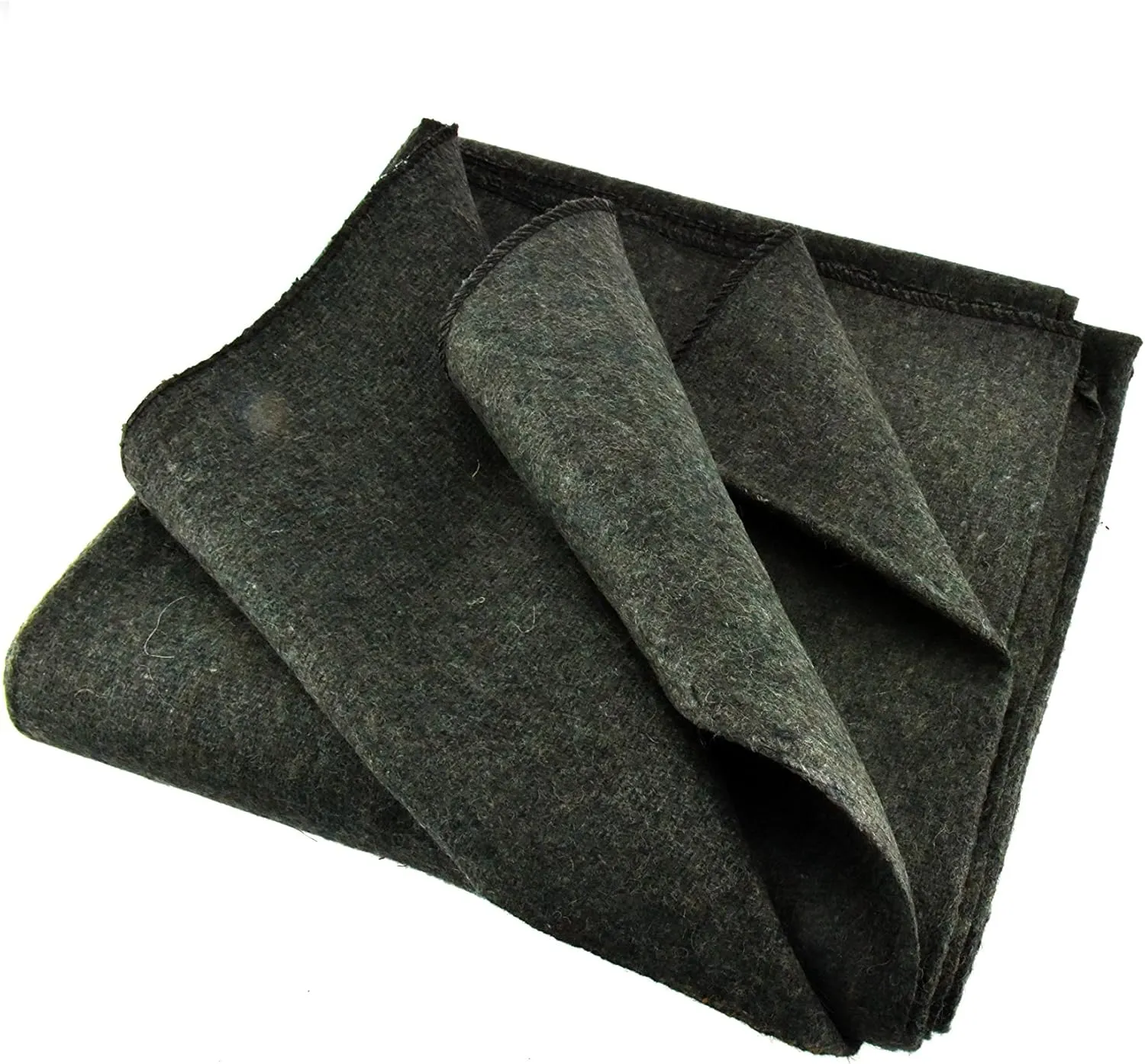 SE Green 64” x 84” 4-lb. Warm Blanket with 80% Wool - BI64846GN