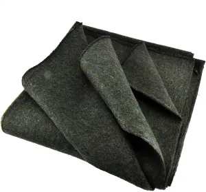 SE Green 64” x 84” 4-lb. Warm Blanket with 80% Wool - BI64846GN
