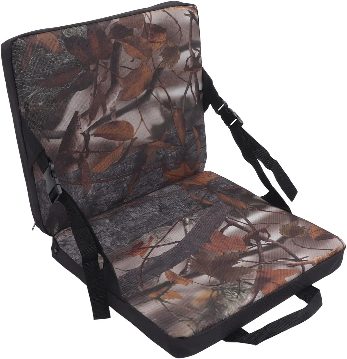 Seat Cushion, Thicker Foam Seat Cushion 600D Oxford Fabric Foam Mats for Ground with Handle, Easy to Carry, Padded Stadium Seats with Backs for Outdoor Sports