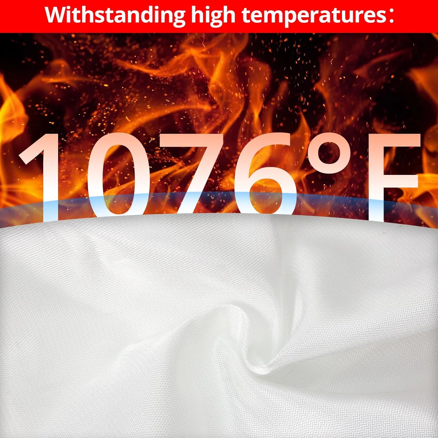 SecuCaptain Emergency Fire Blanket for Home and Kitchen - 20 Pack 40"x40" Flame Suppression Fiberglass Fire Blankets for House Camping Car Warehouse Office Emergency Survival Safety