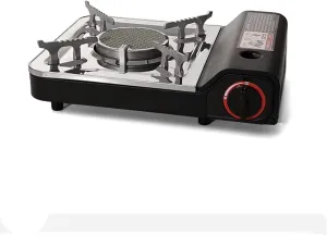 SEFAX Portable Butane Stove, Outdoor Dual Fuel Camping Stove and Backpacking Gas Stove Burner for Outdoor Cooking, Backpacking, Hiking Trip, Home Emergency
