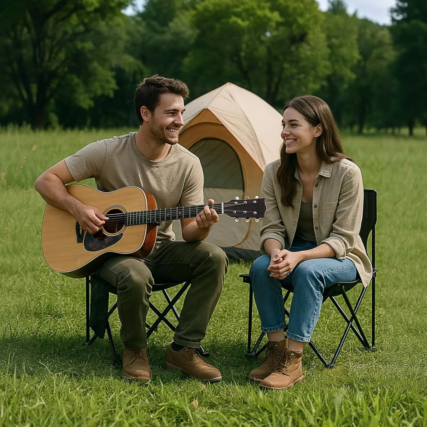 Simple Deluxe Folding Camping Chairs, Ultralight & Compact, Backpacking Chair, Portable Camping Chairs for Outdoor Camp, Travel, Beach, Picnic, Hiking