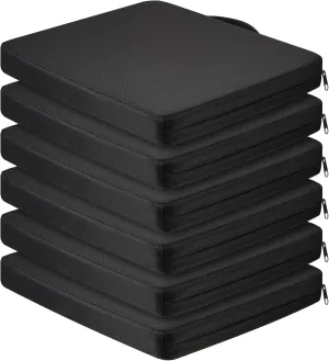 Sintuff 6 Pcs Stadium Seats for Bleachers Indoor and Outdoor Portable Chair Boat Canoe Kayak Seat Lightweight Padded Chair Cushion for Sports Events Outing Travelling Hiking Fishing Camping