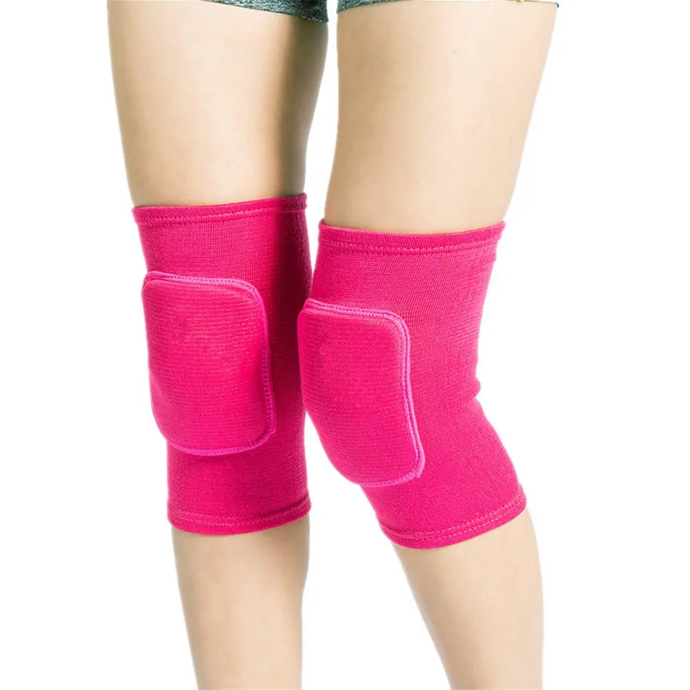 Soft Kneepad for Dancer,Adult Biking Football Soccer Tennis Workout Climbing Exercise Work Yoga Pole Dance Volleyball Kids Roller Skating Knee Brace Sleeve with Sponge