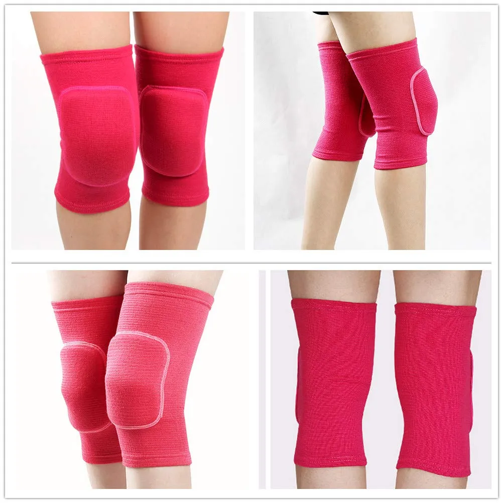 Soft Kneepad for Dancer,Adult Biking Football Soccer Tennis Workout Climbing Exercise Work Yoga Pole Dance Volleyball Kids Roller Skating Knee Brace Sleeve with Sponge