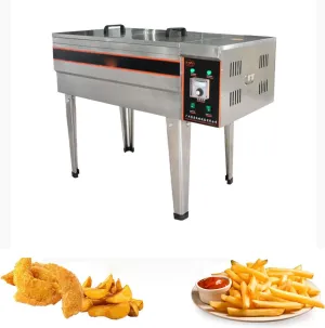 Stainless Steel 50/70L Portable Electric Water Fryer Commercial Fryer,Large-Capacity Fryer Commercial Household Electric Frying Machine Fries Machine (50L)