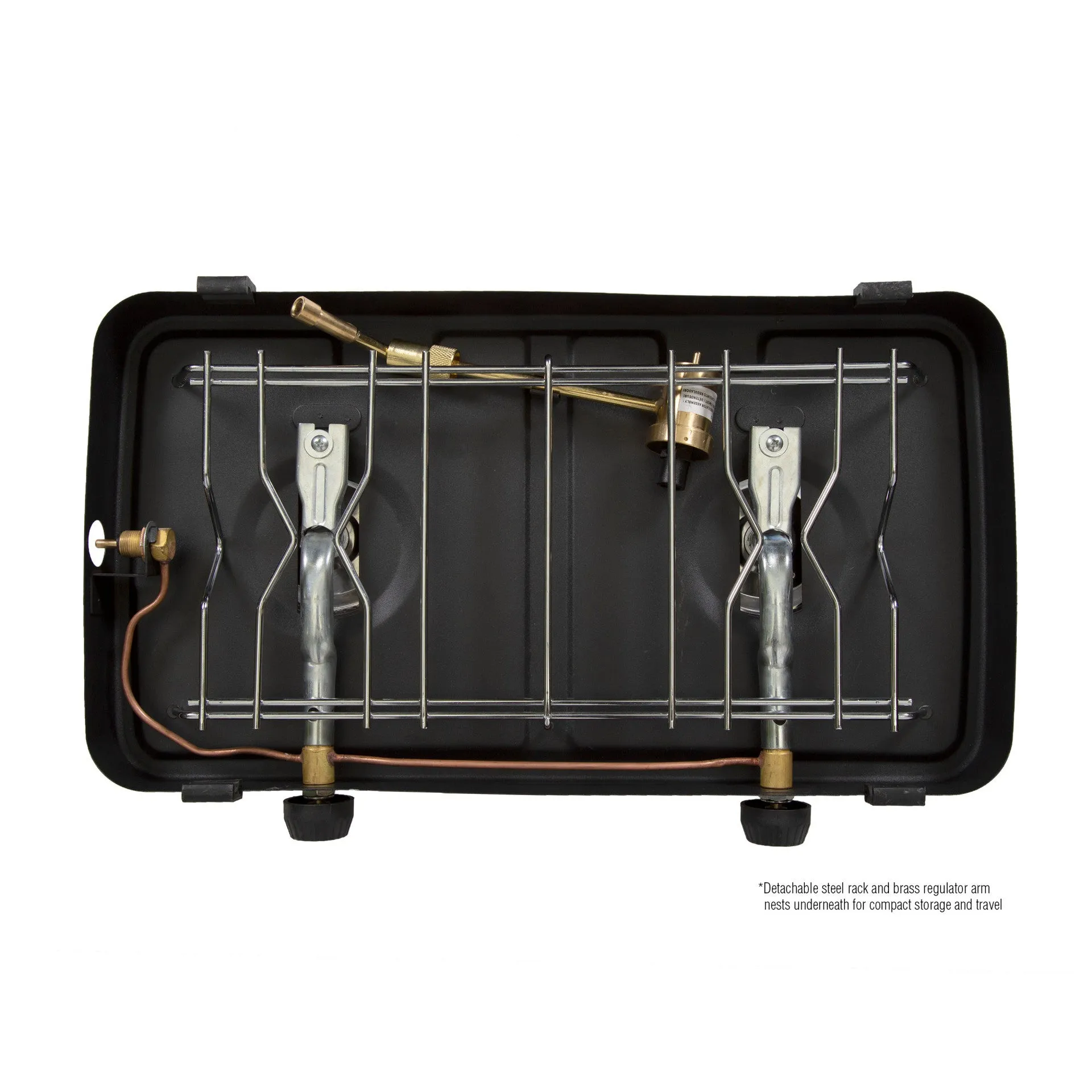 Stansport 2-Burner Regulated Propane Camp Stove