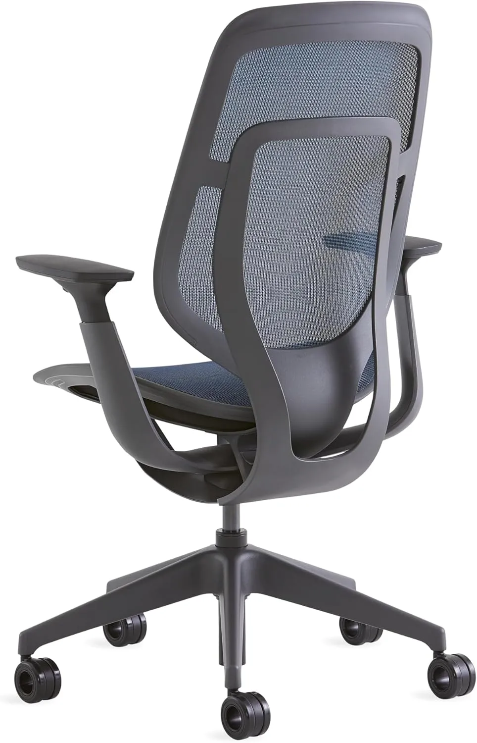 Steelcase Karman Mesh Ergonomic Desk Chair - Adjustable Desk Chair - 4 Points of Adjustability - Lumbar Support - Merle Frame & Baltic Mesh