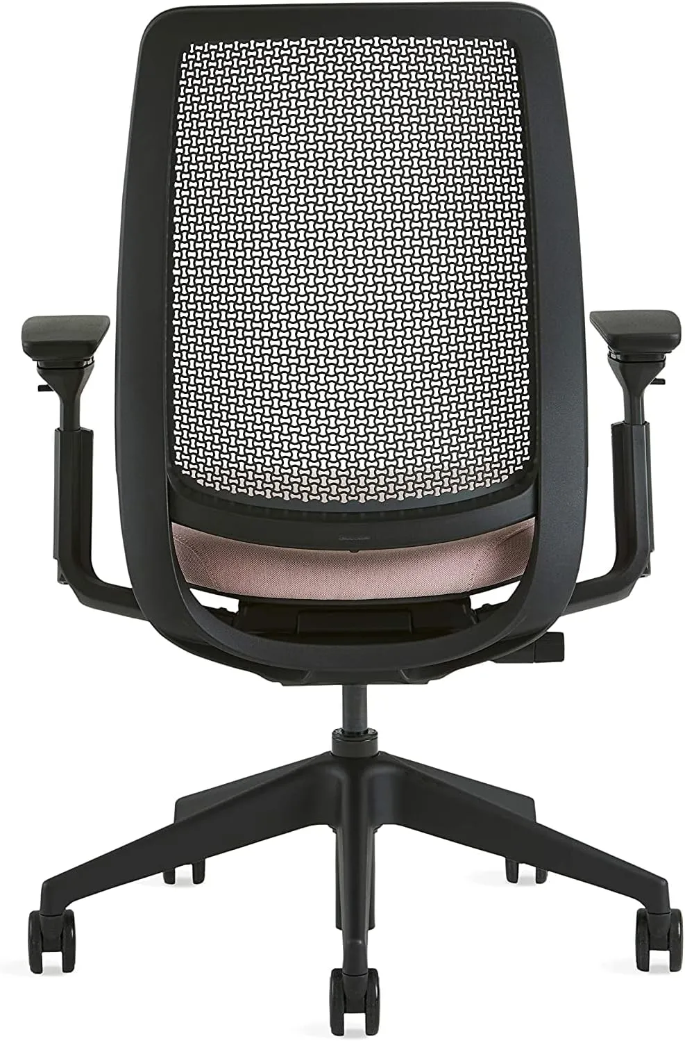 Steelcase Series 2 Office Chair, Air Back, Wheels for Hard Flooring, Era Fabric (Blue Nickel)