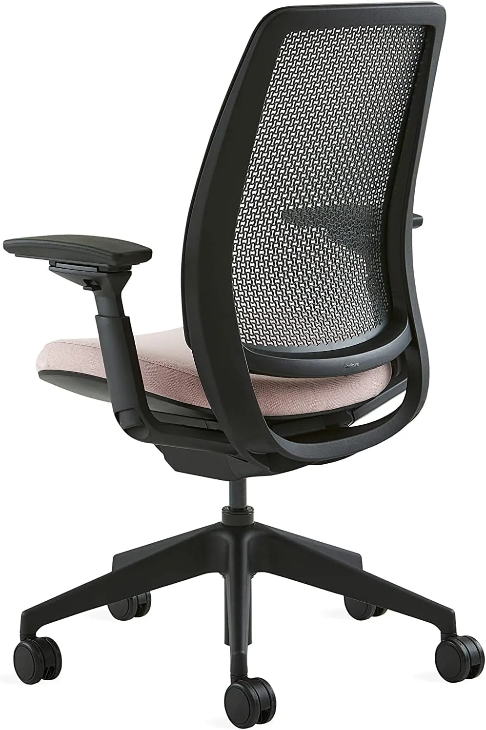 Steelcase Series 2 Office Chair, Air Back, Wheels for Hard Flooring, Era Fabric (Blue Nickel)