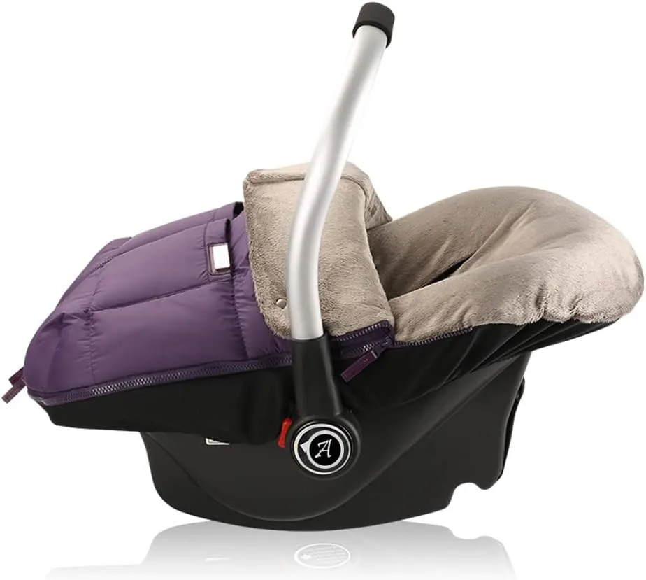 Stroller Footmuff - Universal Winter Thicken Bunting Sleeping Bag, Water Repellent Cover, Shearing Blanket, Fits All Pushchair/Pram/Car Seats with Warm Hand Gloves/Warmmuffs