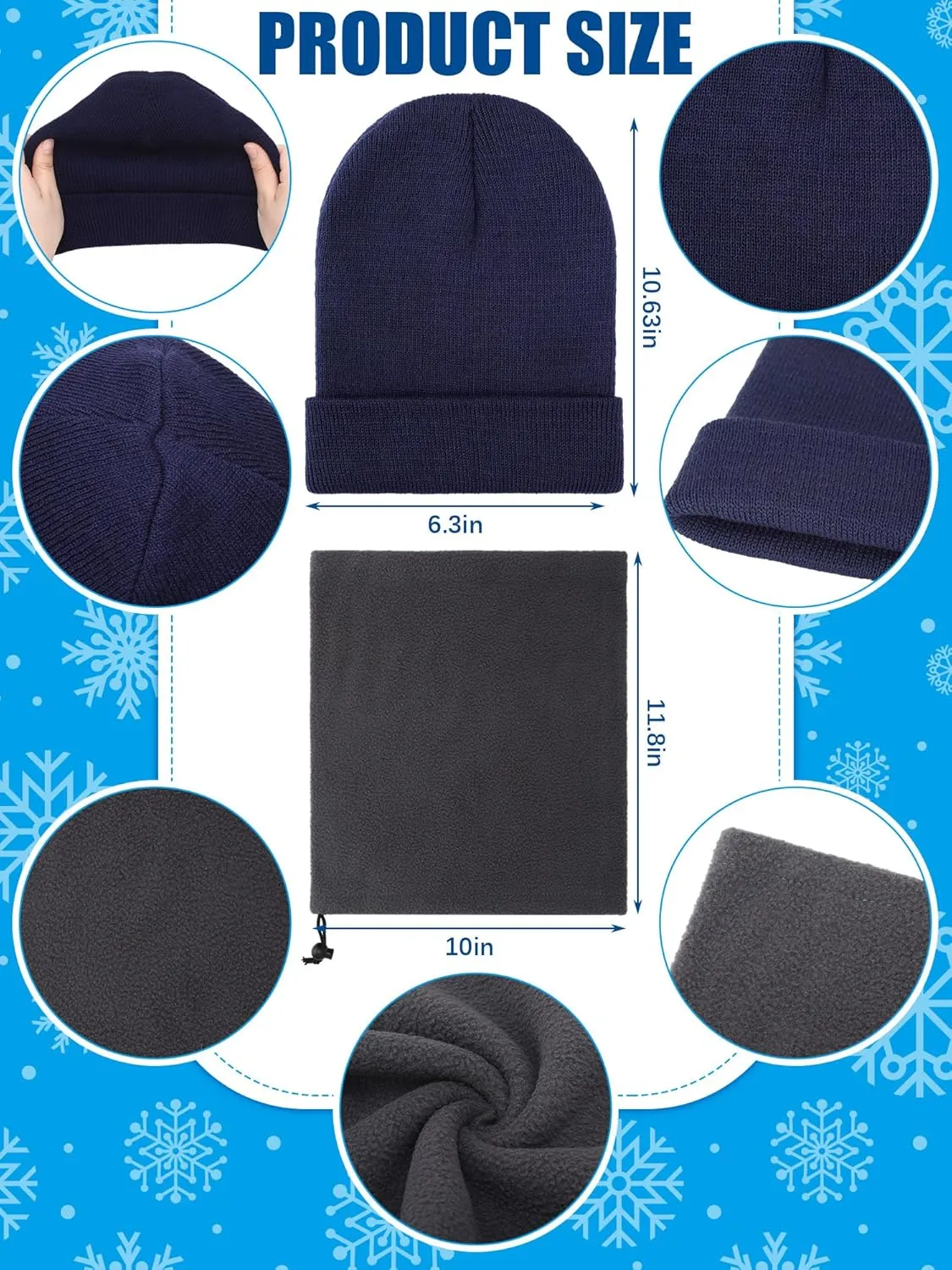 Suhine 120 Pcs Homeless Care Supplies Bulk Emergency Blankets Winter Gloves Beanies Neck Warmers Unisex Socks Drawstring Bags