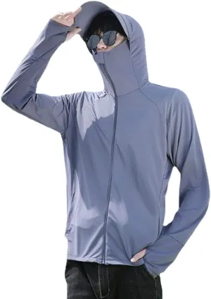 Sun Protection Jacket Unisex, Zip Up Hoodie Long Sleeve,UV Cooling Hoodie Long Sleeve