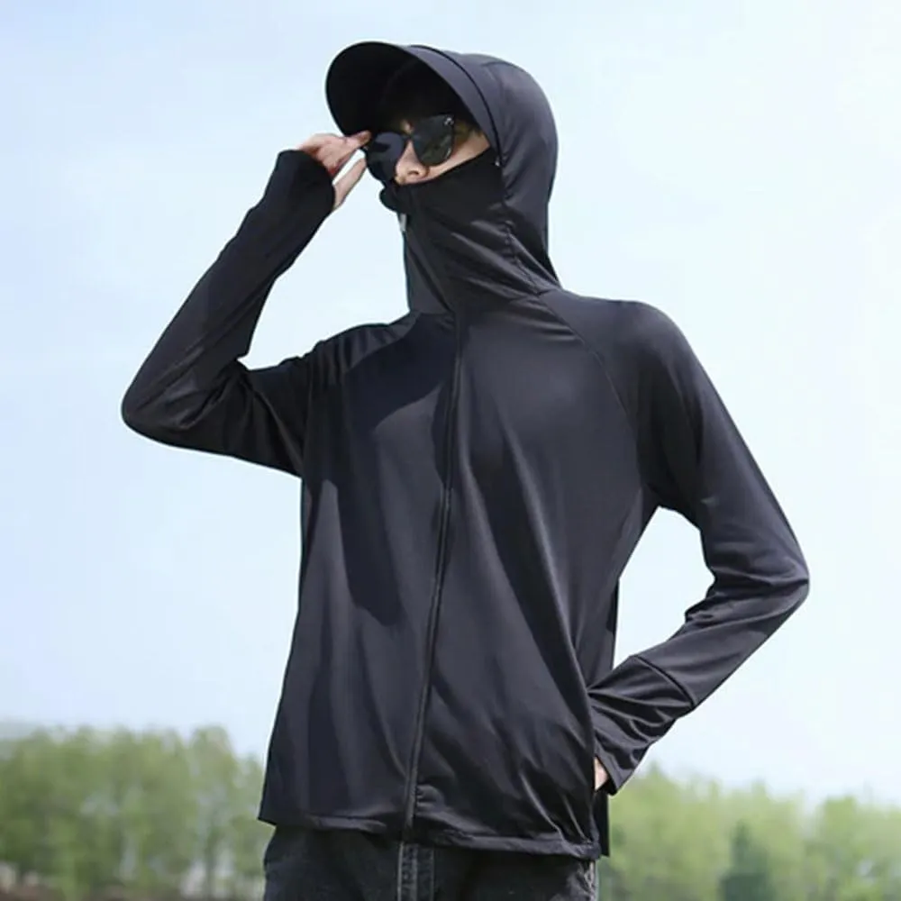 Sun Protection Jacket Unisex, Zip Up Hoodie Long Sleeve,UV Cooling Hoodie Long Sleeve