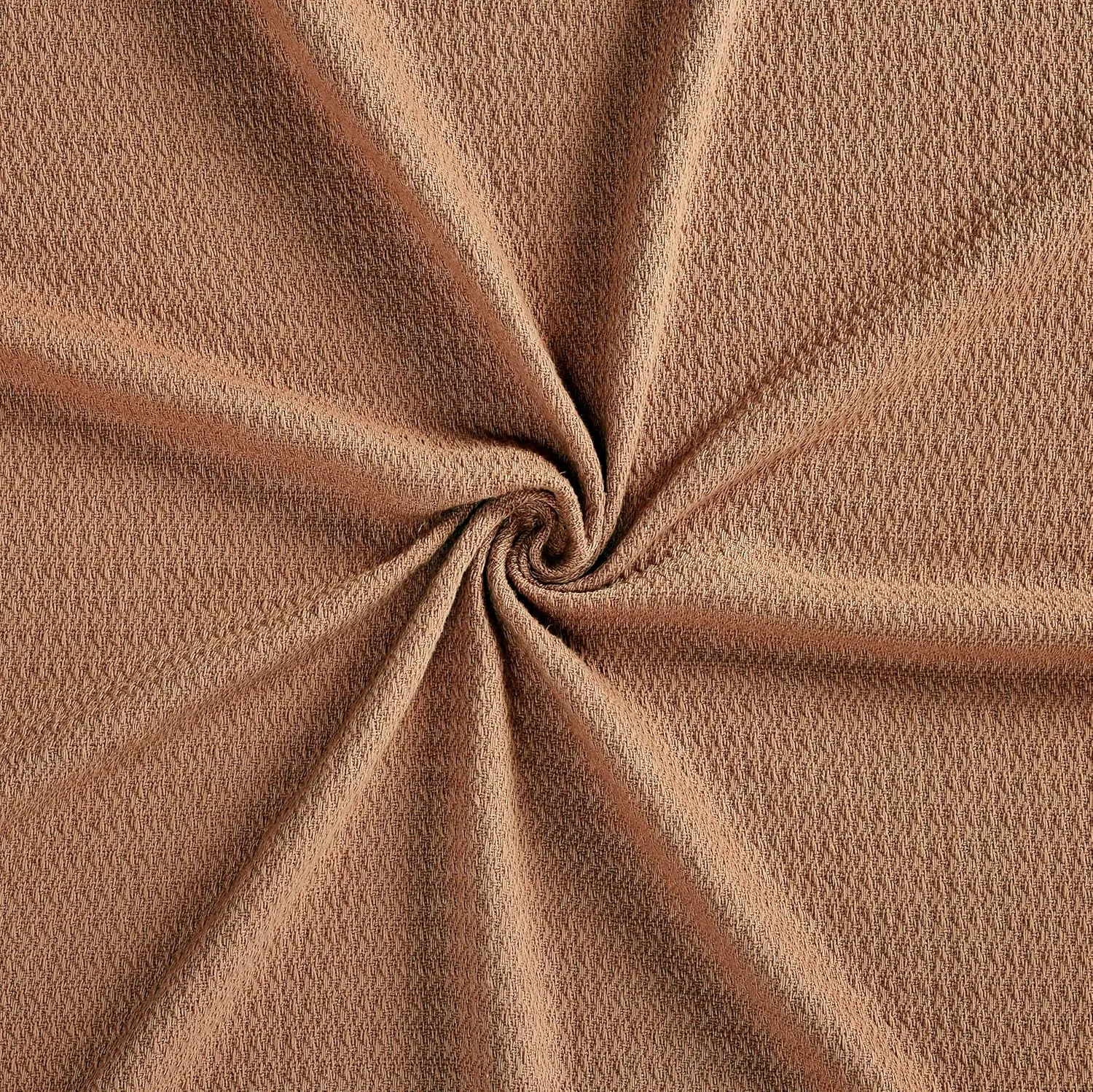 Superior Waffle Weave Cotton Blanket, for Picnic, Beach, Traveling or Camping, Comfy Blanket, Bedroom Decor, Essentials, Cover for Bed, Couch, Lounging, Honeycomb Knit, Twin, Camel
