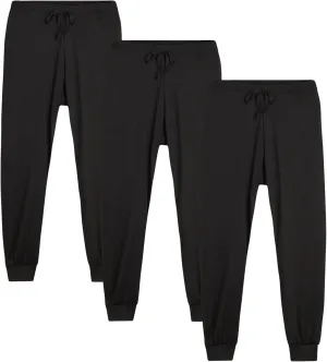 Sweet Hearts Girls Sweatpants - 3 Pack Super Soft Girls' Activewear Performance Jogger Pants: Made in USA (Sizes: 5-18)