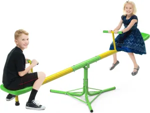 Teeter Totter for Kids, Sit and Spin Seesaw for Toddlers Age 3-9, Heavy Duty 2025 Upgraded Model for Indoor and Outdoor, 360 Degree Rotation Seesaw, Outside Toys, Safety Certified