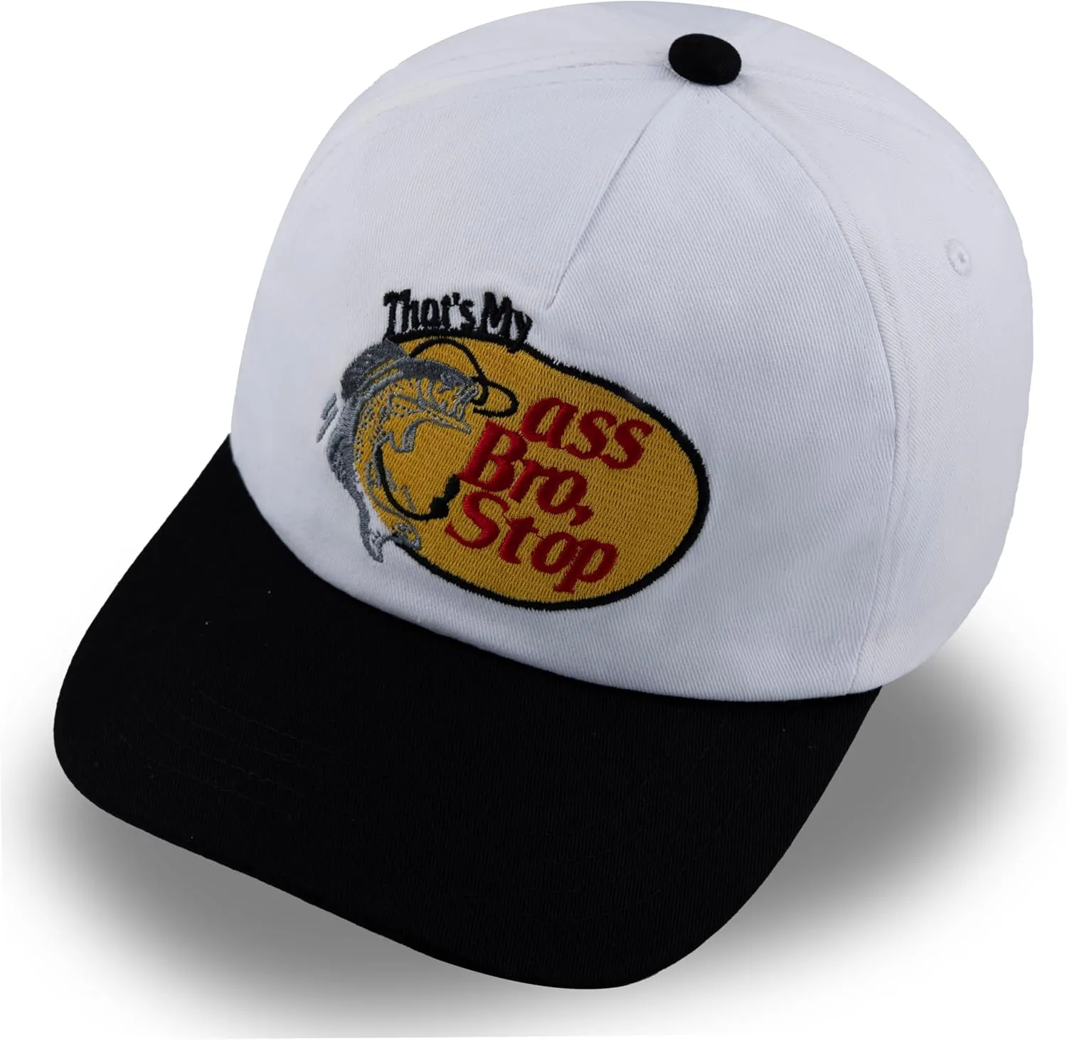 That's My Ass Bro,Stop Trucker Cap Embroidery Fishing Foam Mesh Hat - Funny Naughty Snapback Truck Hat Baseball Cap