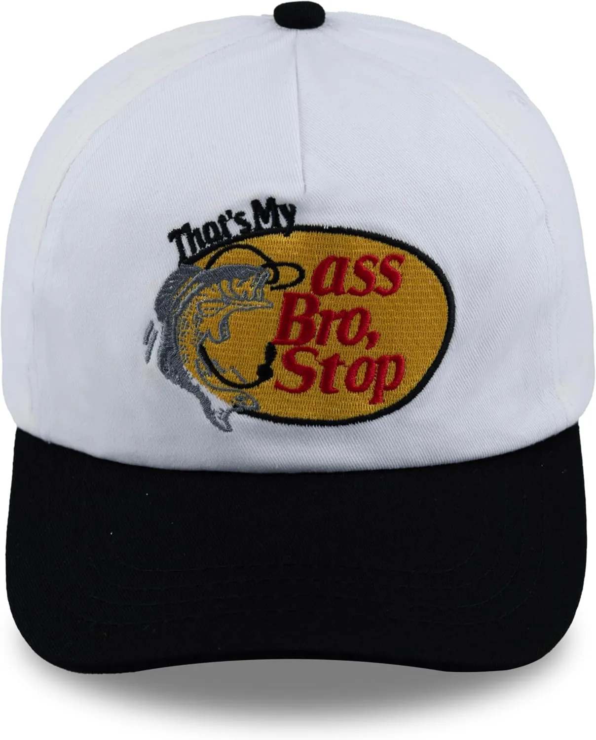 That's My Ass Bro,Stop Trucker Cap Embroidery Fishing Foam Mesh Hat - Funny Naughty Snapback Truck Hat Baseball Cap