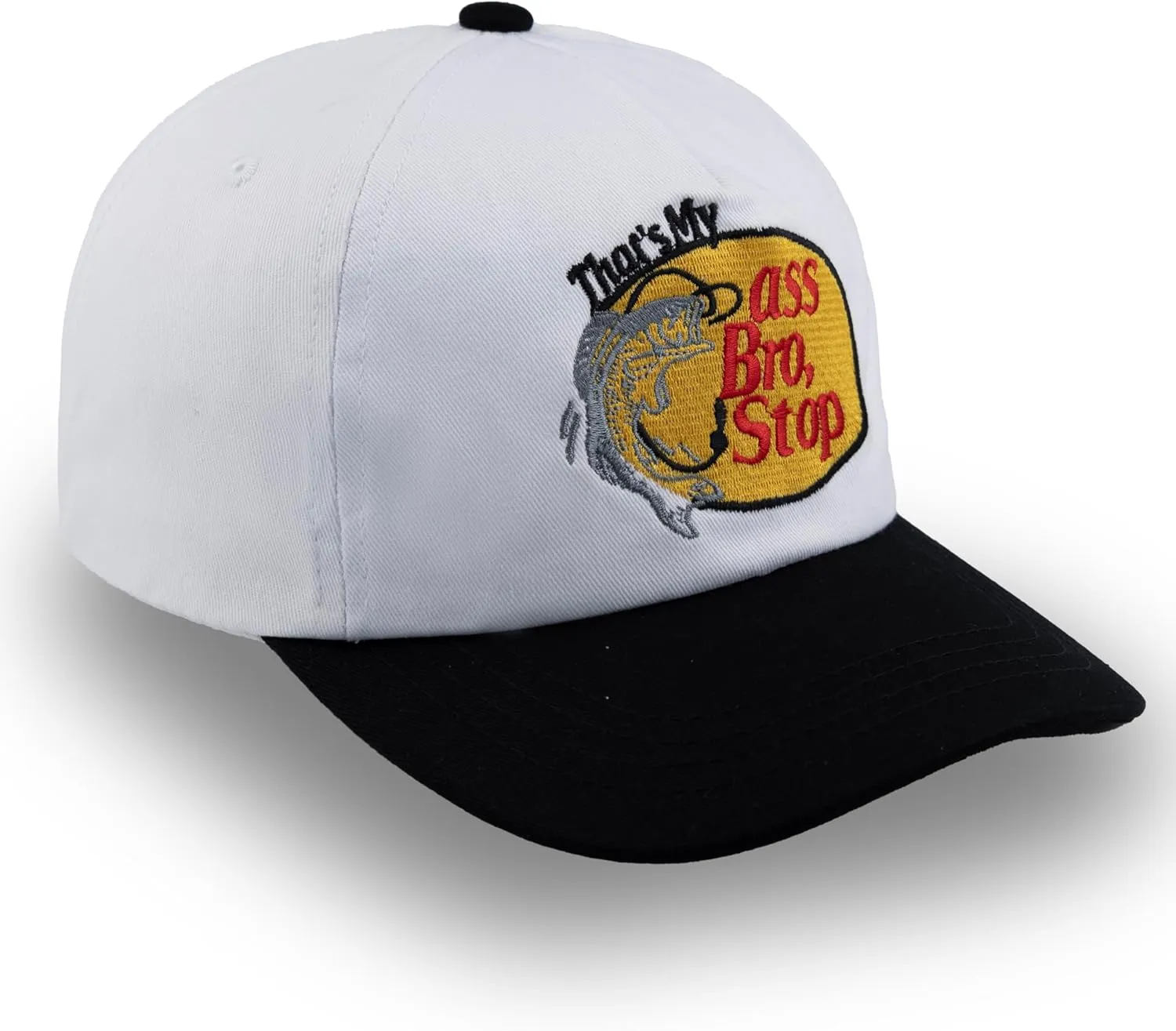 That's My Ass Bro,Stop Trucker Cap Embroidery Fishing Foam Mesh Hat - Funny Naughty Snapback Truck Hat Baseball Cap