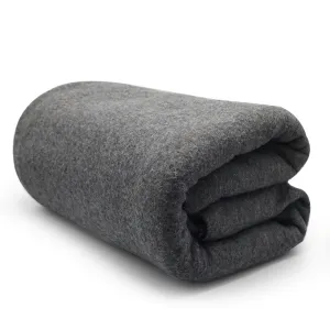 Thermal Fleece Blanket Double Ply - Grey