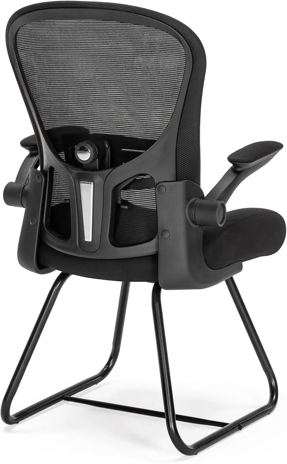 TLLMOON-6066 Fixed Support Seat Comfortable and Convenient Ergonomic Office Mesh Chair Adjustable Office Chair Suitable for Gaming, Studying, Resting, Office Work（Black）