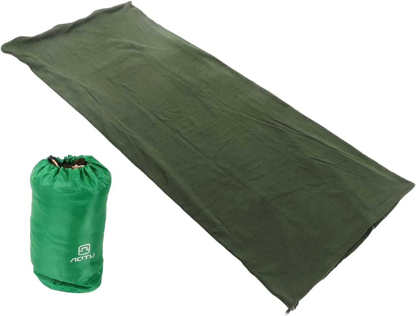 Topyond Fleece Sleeping Bag, Camping Sleeping Bag, Portable Travel Warm Sleeping Bag for Adults Outdoor Camping Hiking Climbing