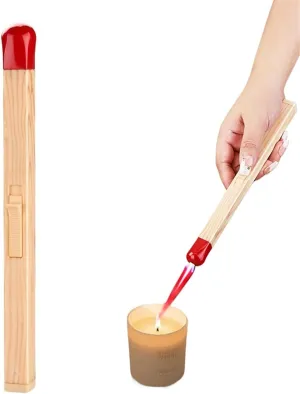 Torch Lighter, Windproof Jet Flame, Multi-Purpose, Refillable, Suitable for Indoor, Candle, Camping, Classic Style, Zinc Alloy, C Color