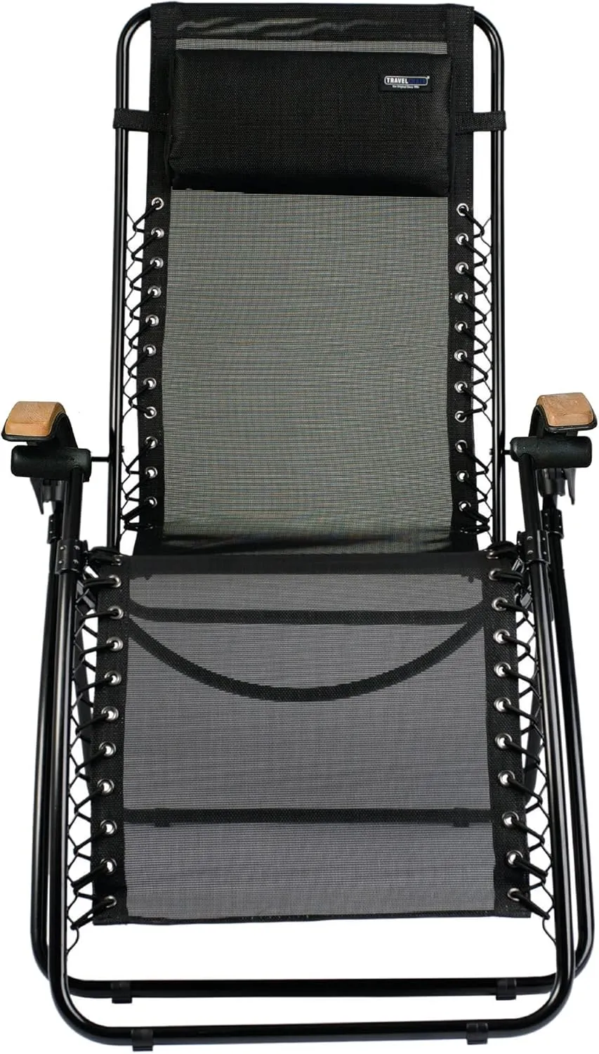 TravelChair Lounge Lizard, Breathable Mesh Outdoor Chaise Chair, Black One Size