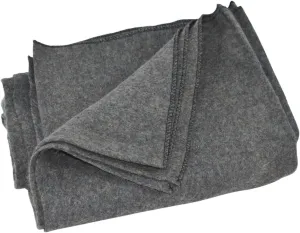 Treasure Gurus Large Gray Wool Army/Military Type Blanket Surplus Style Emergency/Survival Gear