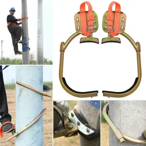 Tree Climbing Gear, Non-Slip Climbing Tree Spikes with Seat Belt, Stainless Steel Climbing Trees Tool for Electric Worker, Hunting Observation, Simple to Use,model-450model