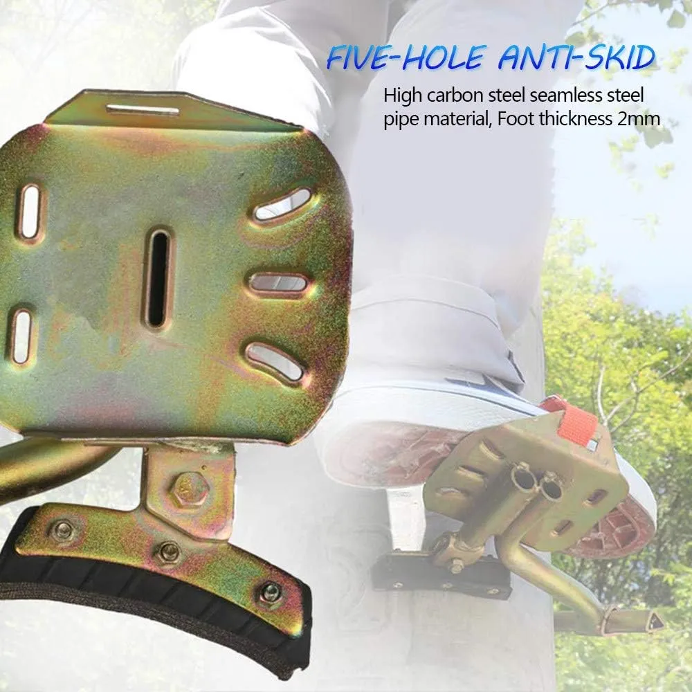 Tree Climbing Spikes for Tree Work, Non-Slip Tree Climbing Tool, Stainless Steel Tree Climbing Gear for Electric Worker, Hunting Observation, Simple to Use,550model