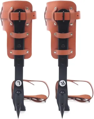 Tree Climbing Spikes Set, Tree Climbing Gear with Adjustable Climbing Belt and Rope, Tree Climbing Spikes for Tree Work, Tree Climbing Spike Set Tool for Fruit Picking Outdoor Activities