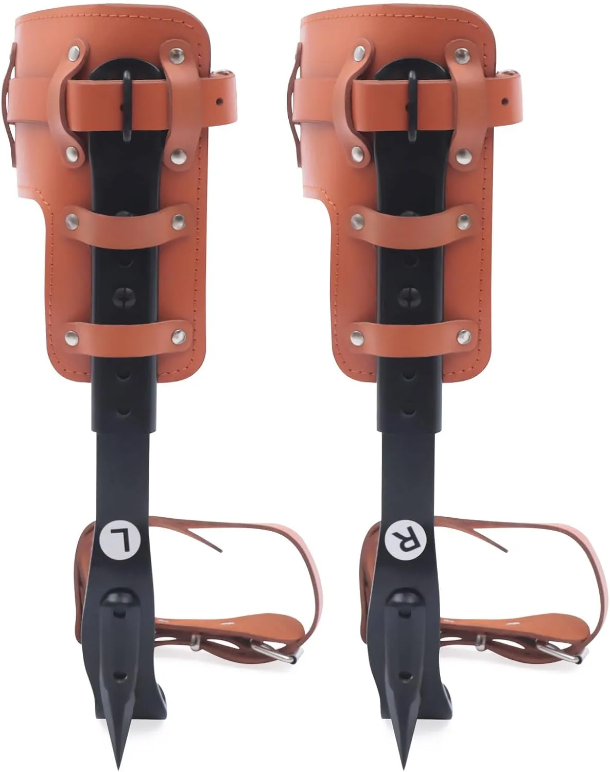 Tree Climbing Spikes Set, Tree Climbing Gear with Adjustable Climbing Belt and Rope, Tree Climbing Spikes for Tree Work, Tree Climbing Spike Set Tool for Fruit Picking Outdoor Activities