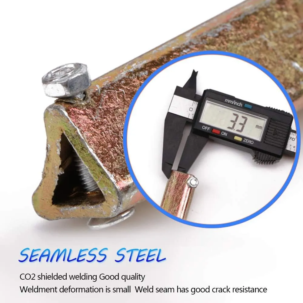 Tree Climbing Spikes, Stainless Steel Pole Climbing Spikes, Professional Non-Slip Climbing Trees Tool for Climbing Hunting Observation Picking Fruit,450model