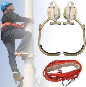 Tree Climbing Tool, Professional Tree Climbing Gear Kit with Seat Belt, Non-Slip Climbing Tree Spikes for Electric Worker, Hunting Observation,300model
