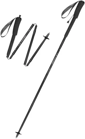 Trekking Poles, Durable Carbon Fiber Hiking Pole with Extended EVA Grips,Quick Flip Locks System, Tungsten Steel,Ultralight, Expandable, Collapsible, Foldable for Hiking, Camping (