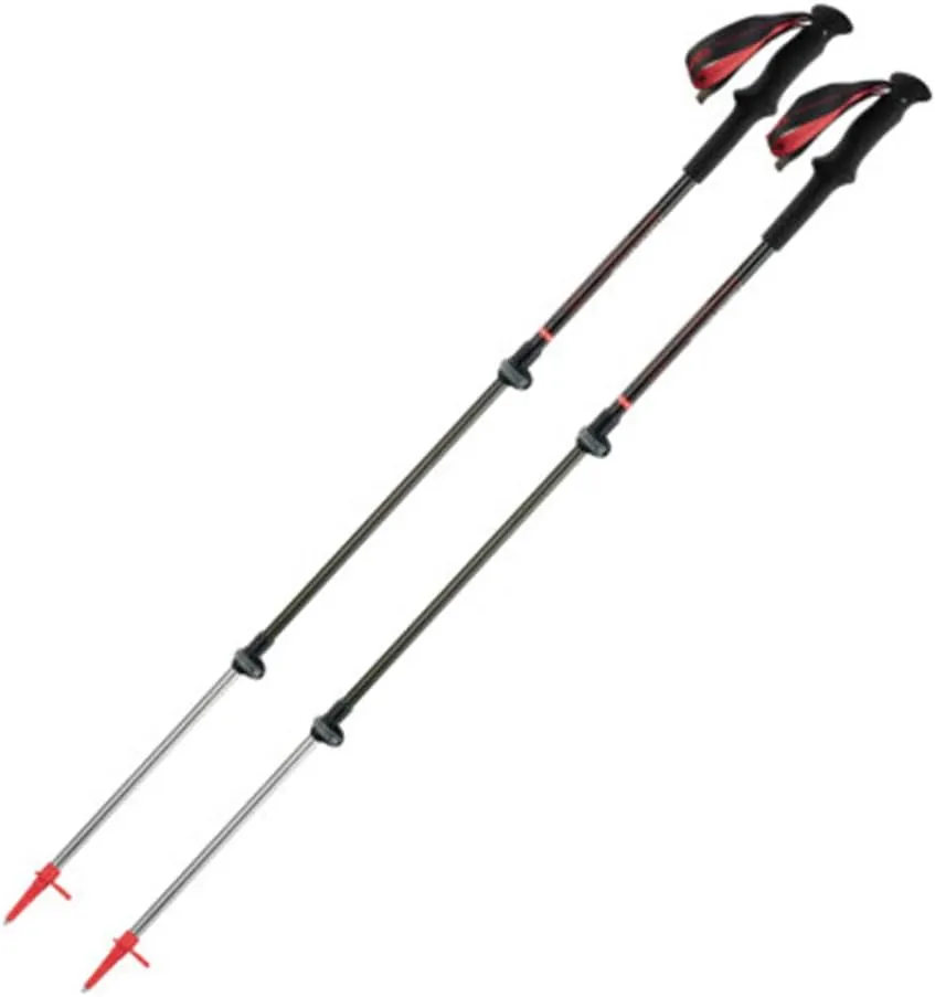Trekking Poles for Hiking Shock Absorbing Lightweight Strong Adjustable Cork EVA Grip Quick Lock Walking or Hiking Stick,Telescopic, Collapsible, Ultralight for Hiking, Camping