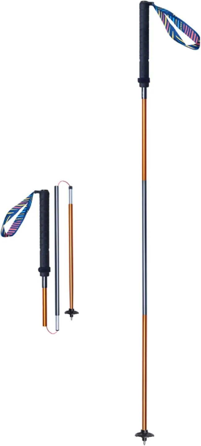Trekking Poles Lightweight, Collapsible Hiking Poles Backpacking Hiking 7075 Aluminum with Anti-Shock and Quick Lock System for Hiking Camping Mountaining Backpacking Walking Trekking
