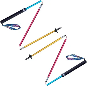Trekking Poles Lightweight, Collapsible Hiking Poles Backpacking Hiking 7075 Aluminum with Anti-Shock and Quick Lock System for Hiking Camping Mountaining Backpacking Walking Trekking