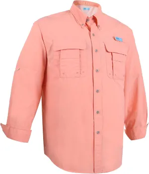 Tuna Men's Fishing Outdoor Button Down UPF 50  Sun Protection Waterproof Hiking Long Sleeve Shirts