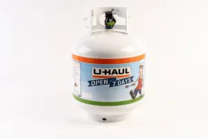 U-Haul 20 lb. Propane Tank- POL and QCC Compatible - Approx. 4.6 Gallon Propane Gas Capacity