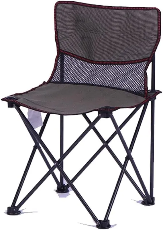 Ultralight Backpack Chair, Folding Camping Chair, Compact Folding Chair, Camping, Hiking, Traveling, Fishing (Color : Black, Size : 68.5 * 42 * 42CM)