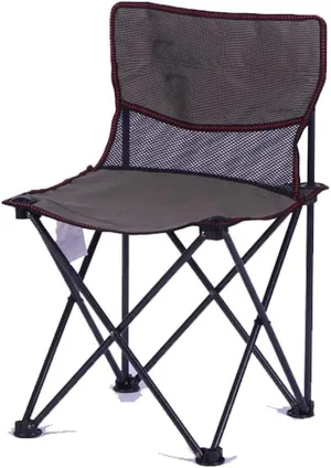 Ultralight Backpack Chair, Folding Camping Chair, Compact Folding Chair, Camping, Hiking, Traveling, Fishing (Color : Black, Size : 68.5 * 42 * 42CM)