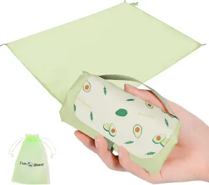 Ultralight Beach & Camping Blanket – 0.42lb/0.66lb Waterproof & Sandproof | Quick-Dry, Compact, Fits in Pocket | Ideal for Travel, Hiking, Park Picnics & Outdoor Adventures