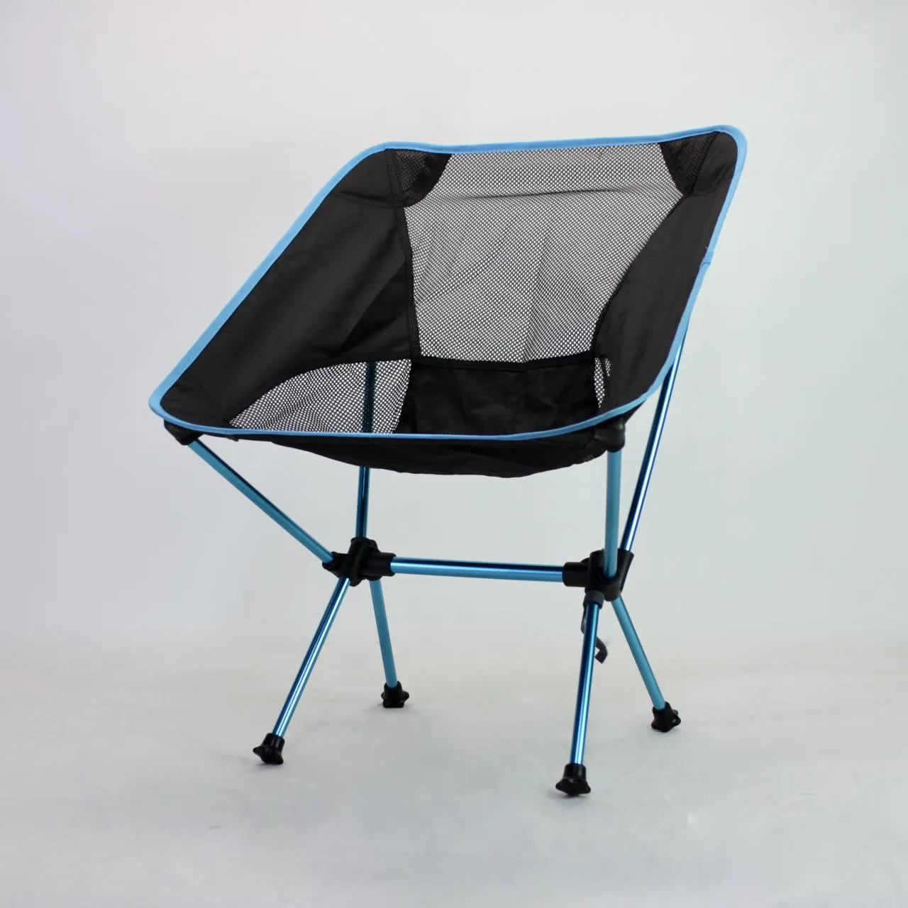 Ultralight Portable Camping Chair - Blue/Black