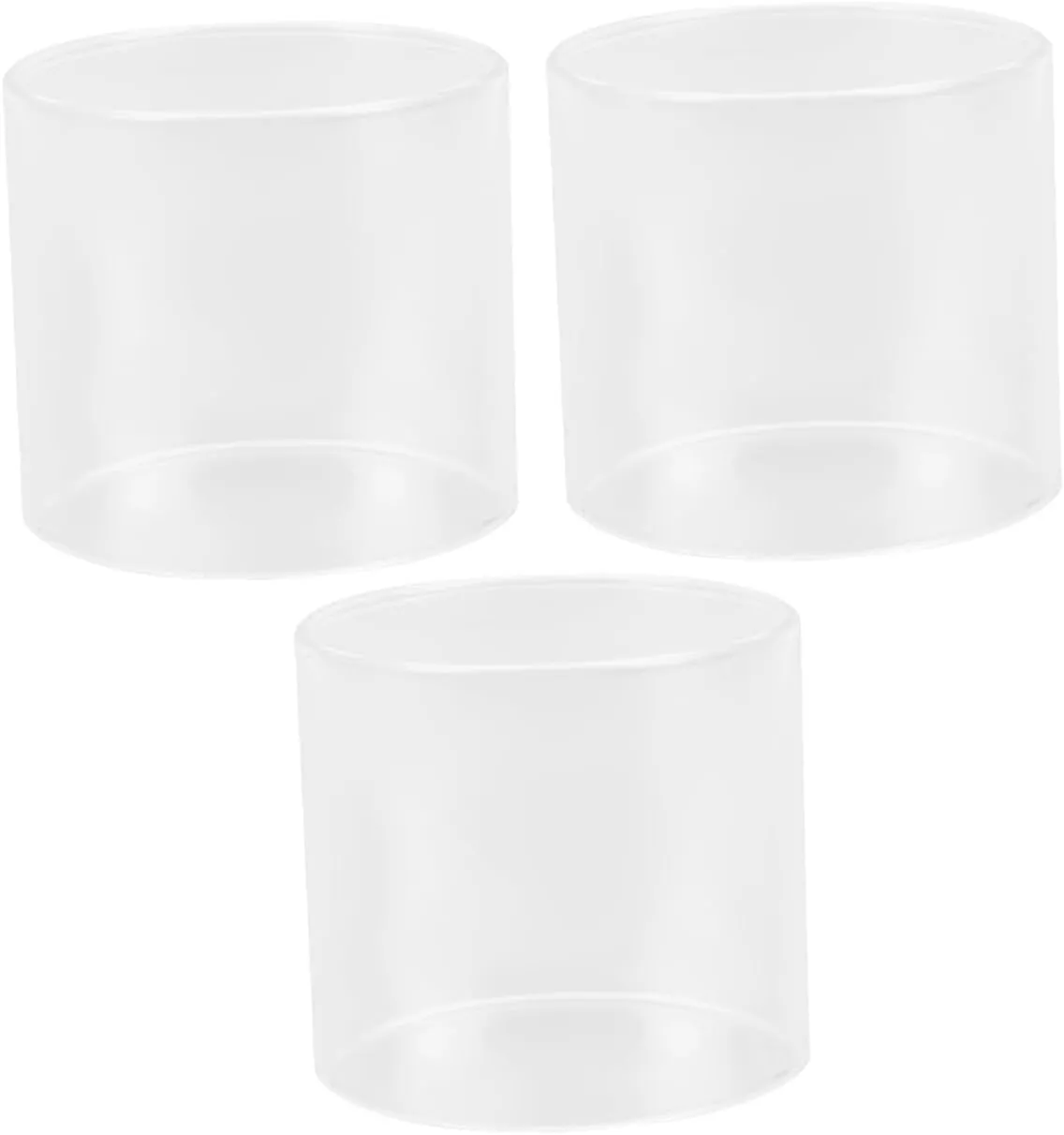 Uonlytech 3pcs Gas Lantern Cover Replacement for Camping Lanterns Outdoor Oil Lamp Chimney Glass Shade Lantern Replacement Parts Gas Lanterns Outdoor Accessories